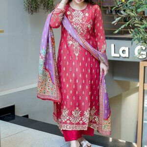 Pure Hand Work & Gota heavy Work Kurti Set